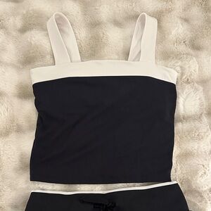 Target Black and White Women's Activewear Top